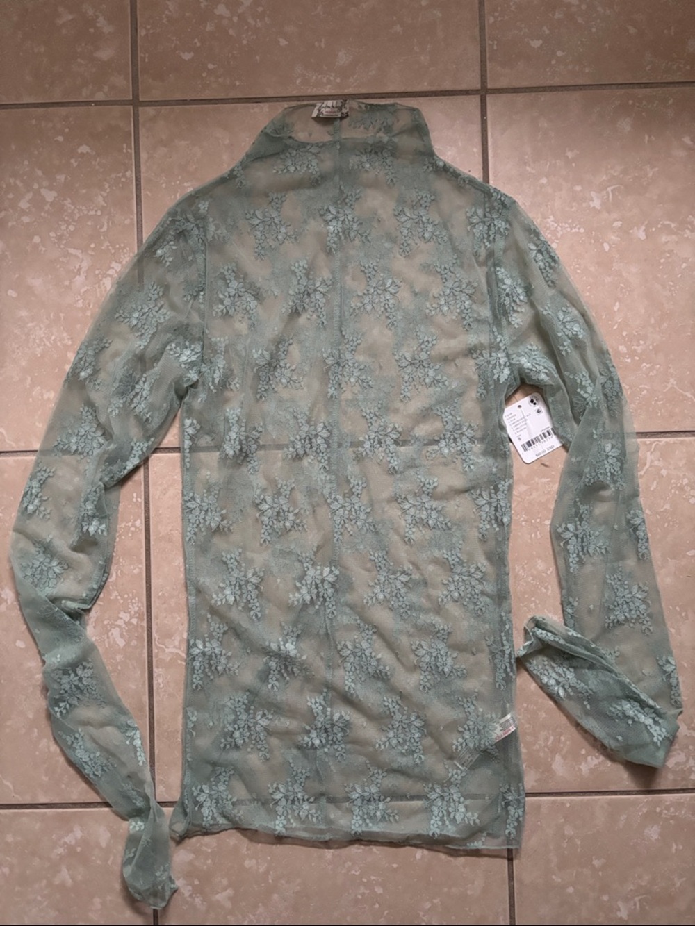 Free People Lady Lux Lace Layering Top NWT
